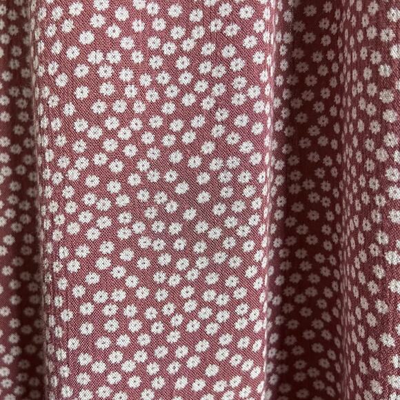 Abercrombie & Fitch Short Sleeve V-Neck Maxi Dress With Tie Waist Flowy Large - Picture 8 of 12